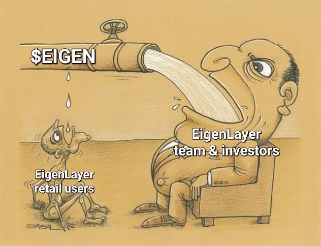 The airdrop they promised was very different with airdrop we see
#eigenscam