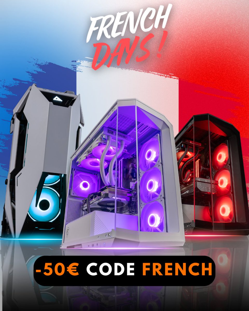 🎉 🇫🇷 Les French Days sont là ! 🇫🇷 🎉 On vous régale avec un nouveau code promo valable sur TOUT notre site 🧡 💸 -50€ avec le code : 'FRENCH' 💸 👉 flowup.shop/r/4nC Dispo pendant 1 semaine, foncez ! 🛍️🏃