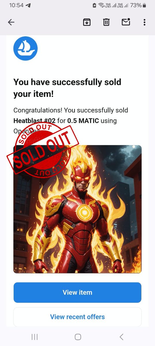 🥳SOLD🥳SOLD🥳🎉🎊 💐Collected by @FeverishWoman 🪙 Floor Price: 0.5 Matic 😘Thank you for this amazing purchase #mrraval6677 #SupportEachOthers #OpenseaNFTs ✅Grab yours now👇 ☑️ opensea.io/collection/rav…