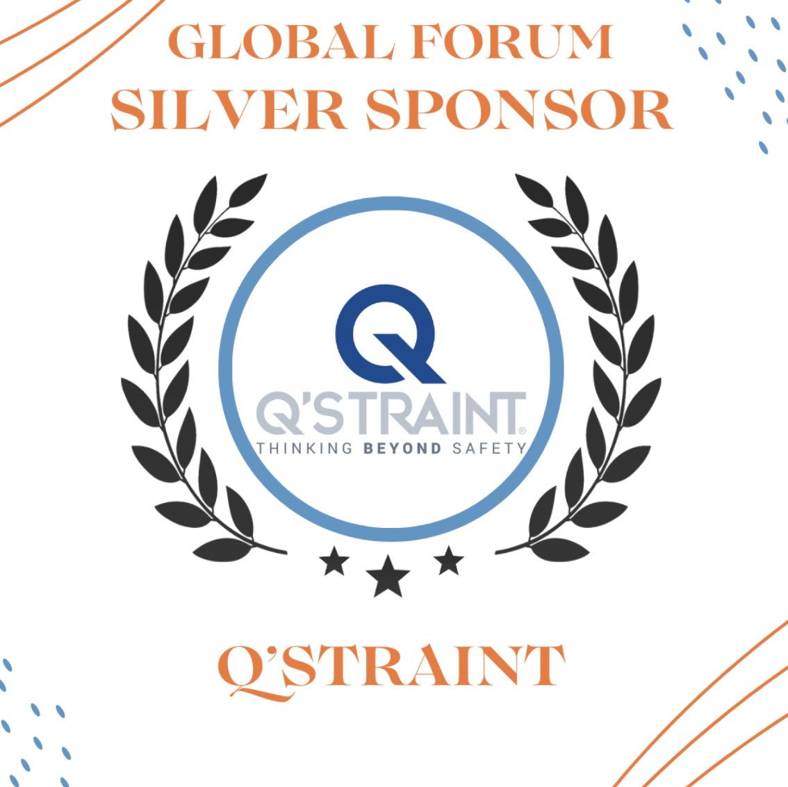 We are thrilled to announce @qstraint as our Silver sponsor for our 2024 Global Forum! Thank you so much for your support on our journey to making air travel accessible. 
#FlyInclusive #AllWheelsUp #AccessiblityMatters #WheelchairSpotsOnAirplanes #AccessibleTravel #Wheelchair