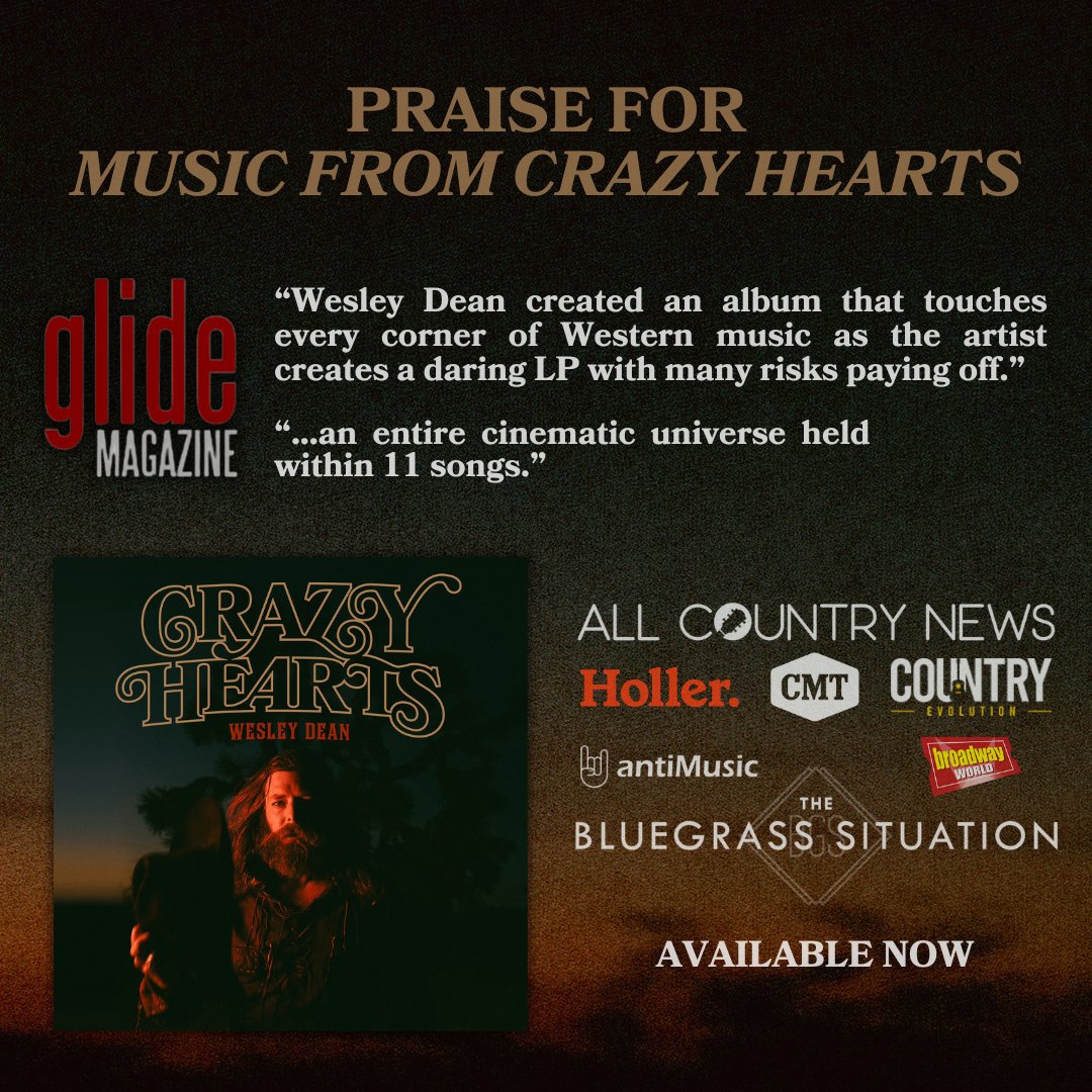 …and it’s only the beginning! Thank you to everyone who has shared, streamed, and supported the new album. Wouldn't be possible without you, Crazy Hearts. ♥️