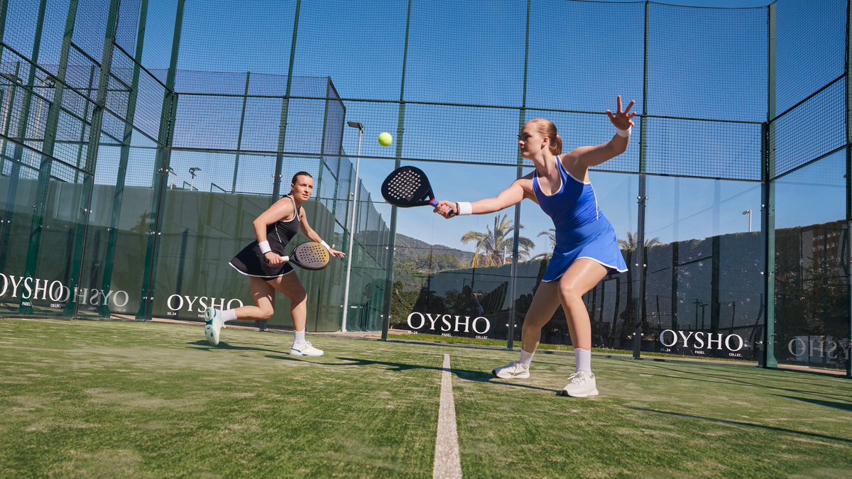 PADEL COLLECTION Discover what our Oysho Athletes wear to play their matches 🎾 Alejandra Salazar Carlotta Casali Carla Touly Milla Blaschke #oysho #sports #padel