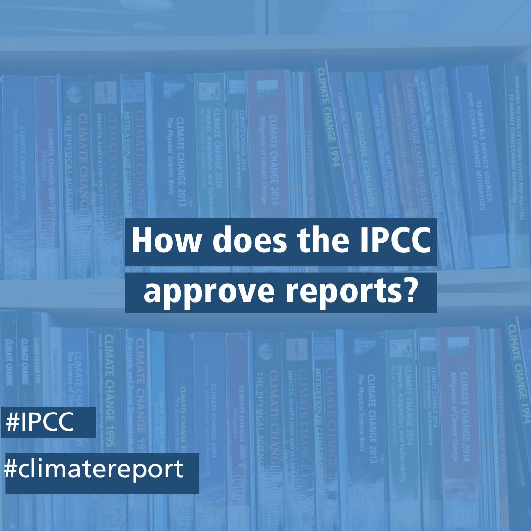 Following 3 review stages, the final draft of the Summary for Policymakers is approved line by line & the longer draft accepted by the Panel before it is published & ready. How does the #IPCC approve reports? 👉🏾bit.ly/FSApRt #climatereport