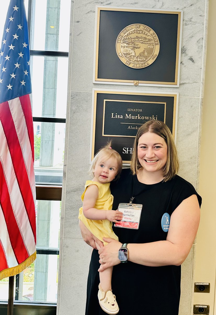 Instead of focusing on her newborn daughter's health, Sabrina was worried about getting back to work. She shared her story with @Senmurkowskii today to encourage Congress to #ThinkBabies and support paid family and sick leave. #StrollingThunder