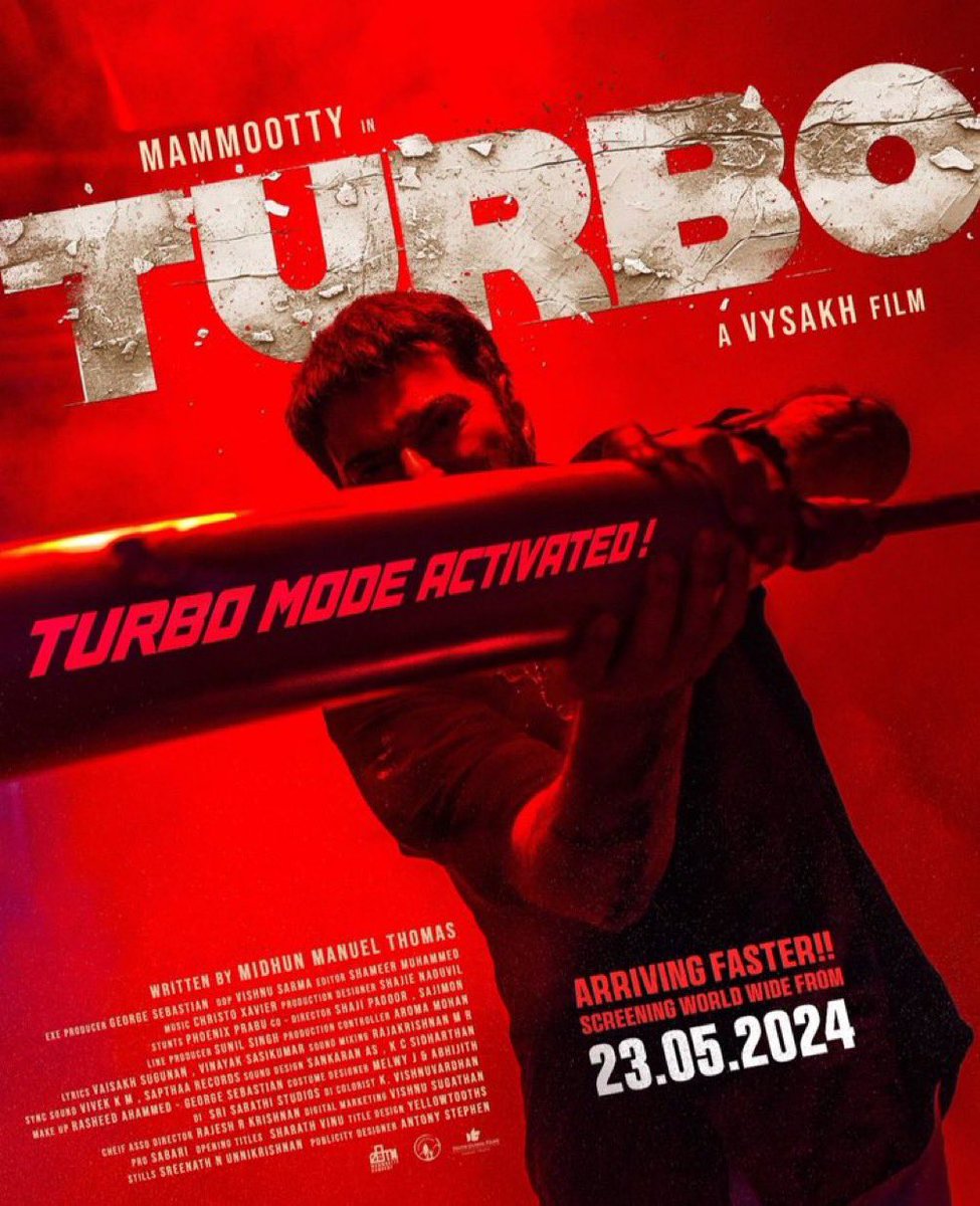 .#Mammookka’s #Turbo

May 23 Release!