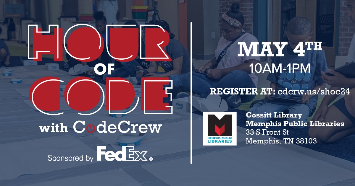 🌐 Join us this Saturday and be a part of our Hour of Code! Reveal the thrilling wonders of computer science and explore the universe of tech! Can't wait to see you there! #HourOfCode #ComputerScience Sign up here 👉 cdcrw.us/shoc24