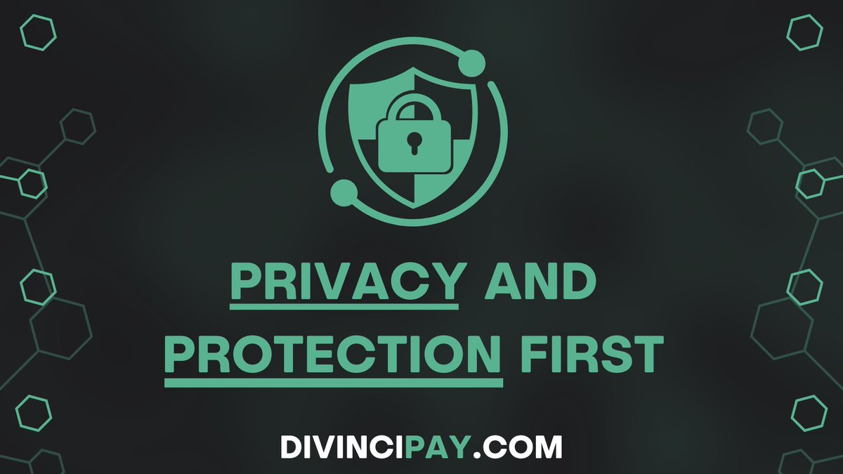 Privacy and Protection First: Secure Your Transactions with DiVinciPay 🔒🌐 In today’s digital age, the security of your financial transactions is more important than ever. DiVinciPay places privacy and protection at the forefront of its services, ensuring that every transaction