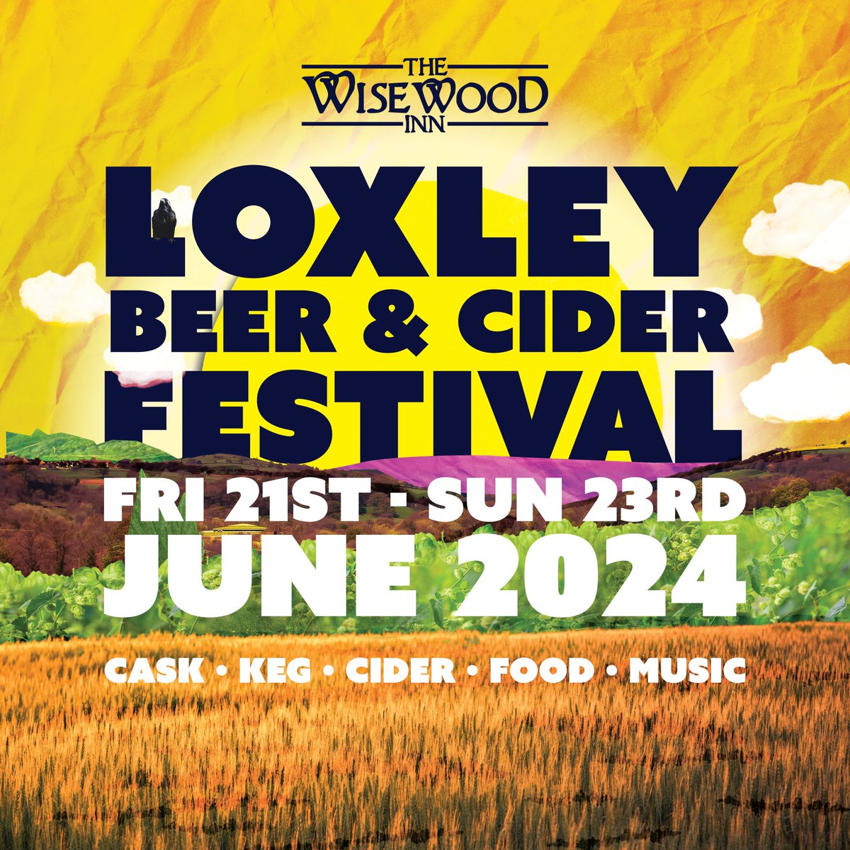 🍻Mark your calendars and raise a glass! Loxley Beer and Cider Festival is just around the corner. So tag your beer-loving pals and get ready for another fantastic weekend in The @Wisewood_Inn ‘s back garden!🎉

#Loxley #loxleybrewery #brewery #sheffield #yorkshire #beerfestival