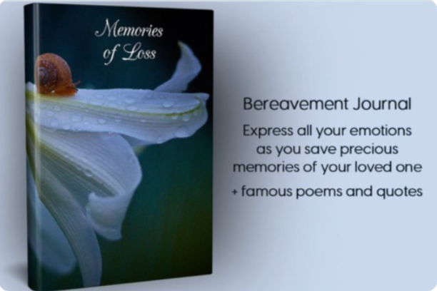 Memories of Loss - Bereavement Journal         
Release your grief through writing down your feelings.  🖊️ 
amazon.com/dp/B084B24N22 #IAN1 #IARTG