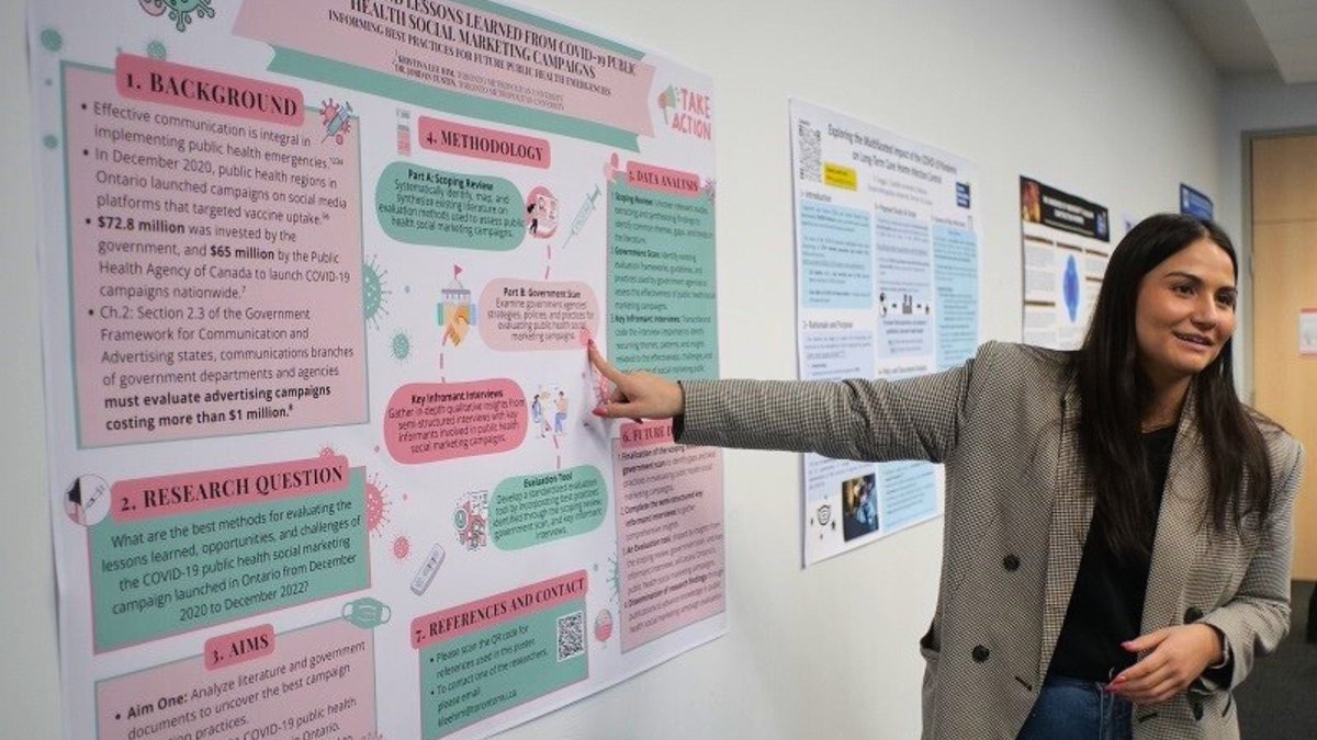 Learn how Occupational and Public Health MSc student Kristina Lee Him is enhancing crisis-communication efficacy! Her research focuses on assessing public-health campaign effectiveness during emergencies. rebrand.ly/1l0bag6 @fcstorontomet #HealthCommunication #PublicHealth