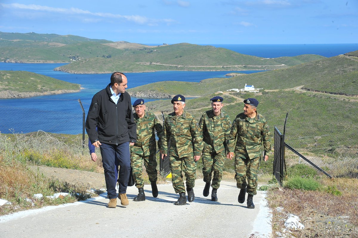 Επίσκεψη ΥΦΕΘΑ @gkefalogiannis σε Παναγιά, Οινούσσες, Ψαρά και Χίο mod.mil.gr/episkepsi-yfet…