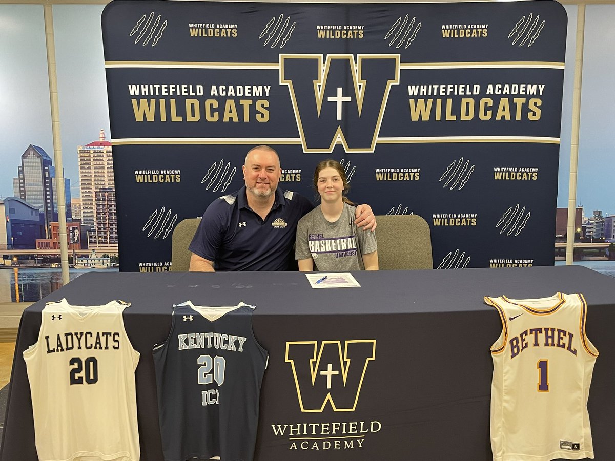 <a href="/aspieker20/">allison</a> made it official today by signing with <a href="/BULadyCatsBBall/">Bethel University Women's Basketball</a> 

Allison had a fantastic career at Whitefield and <a href="/coachnelsonBU/">Chris Nelson</a> is getting a gem of a player and a person. 

<a href="/WA_Wildcats/">Whitefield Athletics</a> <a href="/zsamp21/">Zach Samples</a> <a href="/alyxwhite_/">Alyx White</a>