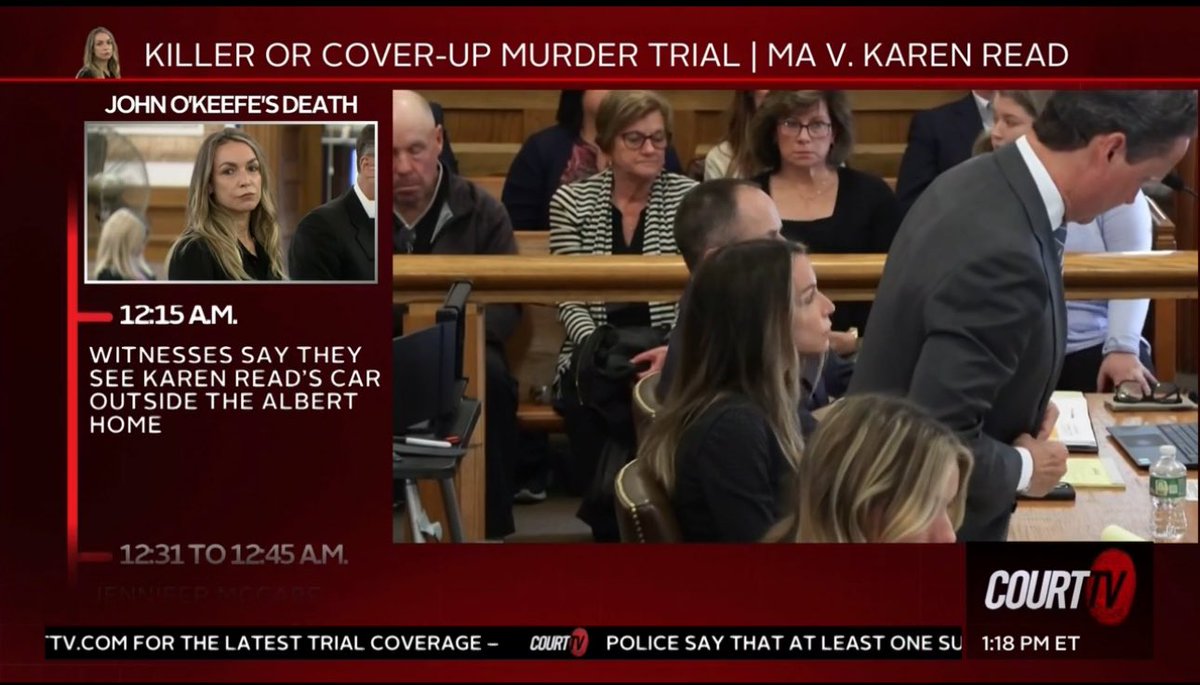 “I HIT HIM!” 👀 That admission from defendant Karen Read is now officially in evidence.  Officer John O’Keefe’s family is watching closely… 💔#JusticForJohnOKeefe @CourtTV