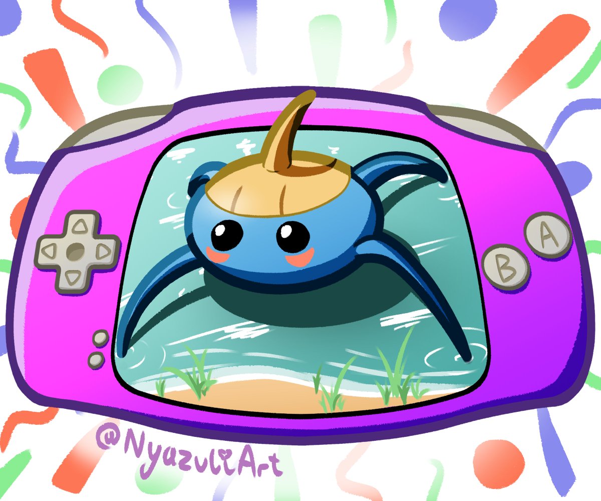 Second Pokemon in my series is Surskit! This little guy is too underrated 😢

#pokemon #GameBoyAdvance