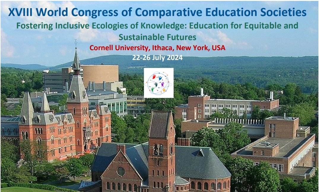 The XVIII World Congress of Comparative Education Societies will be held at Cornell University in Ithaca, NY, on July 22-26. The submissions deadline is May 15. Learn more here: aera.net/Portals/38/XVI…