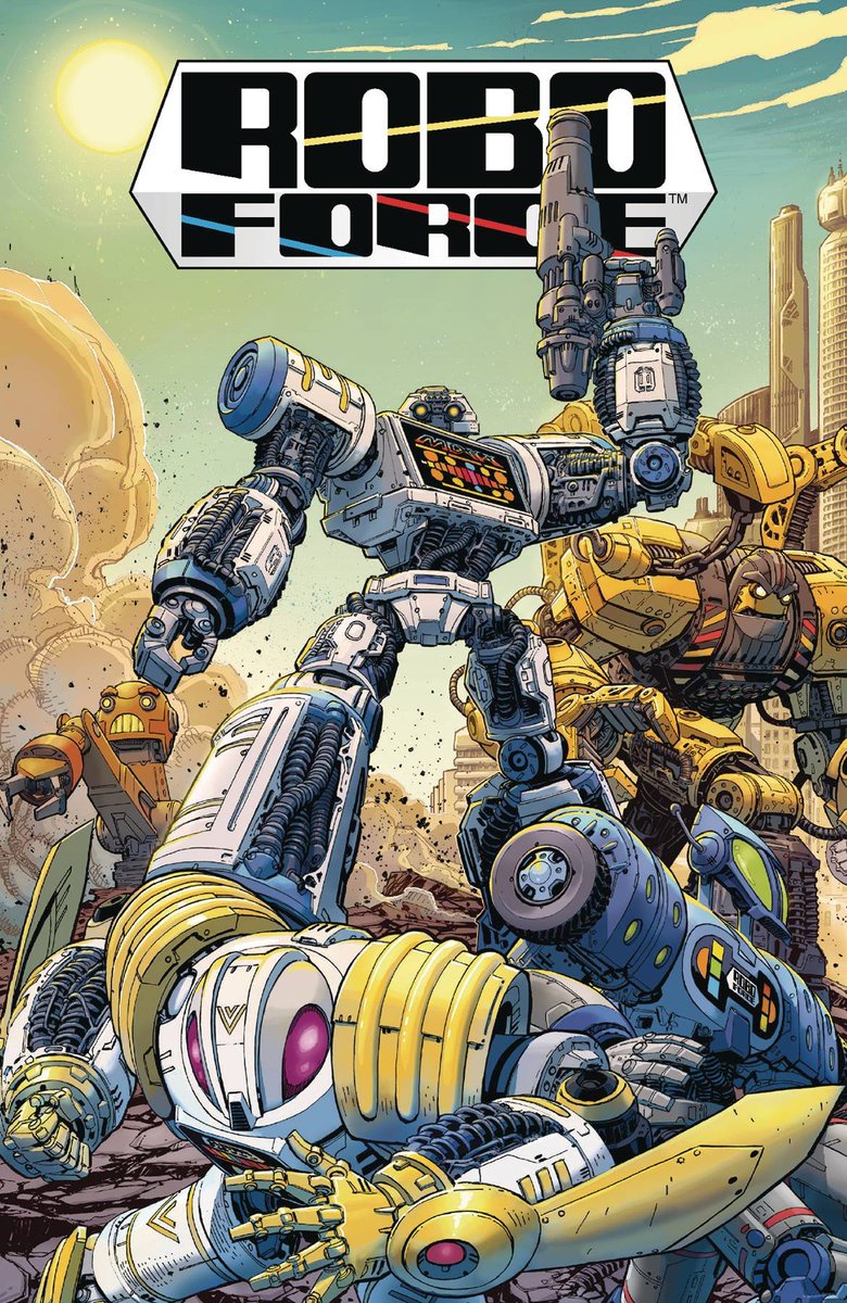 RoboForce #1 hits shelves tomorrow! Get a glimpse into the relaunch of this classic toybrand brought to comics by @OniPress and @nacellecompany! Such a pleasure writing this miniseries for the team - can't wait for you to meet Maxx and the team all over again!