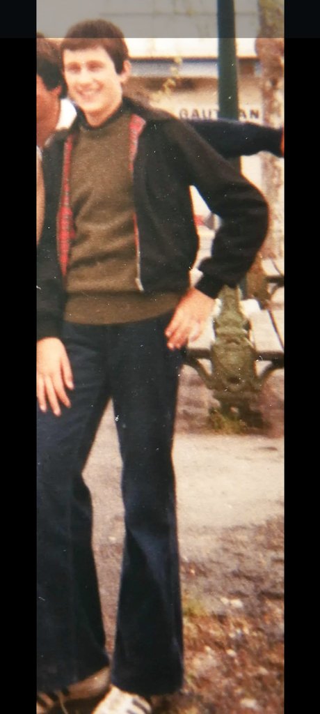 1980 ....15 years old in France on an exchange visit ,a great experience and wearing a Harrington and posing on the end of the line 😀. #mod #80s not a fashion icon 😳