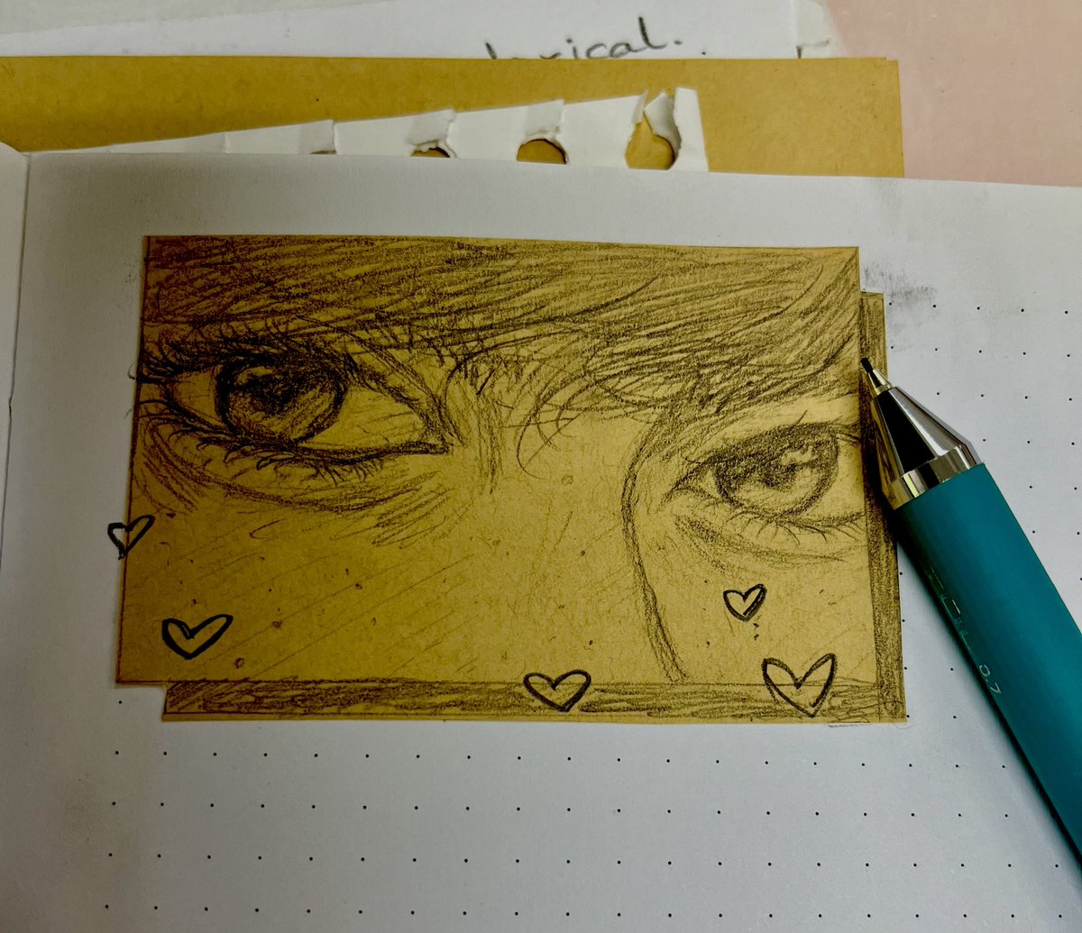 Can you guess who’s eyes those are 
(Little realism practice idk)
#georgenotfoundfanart #gnf