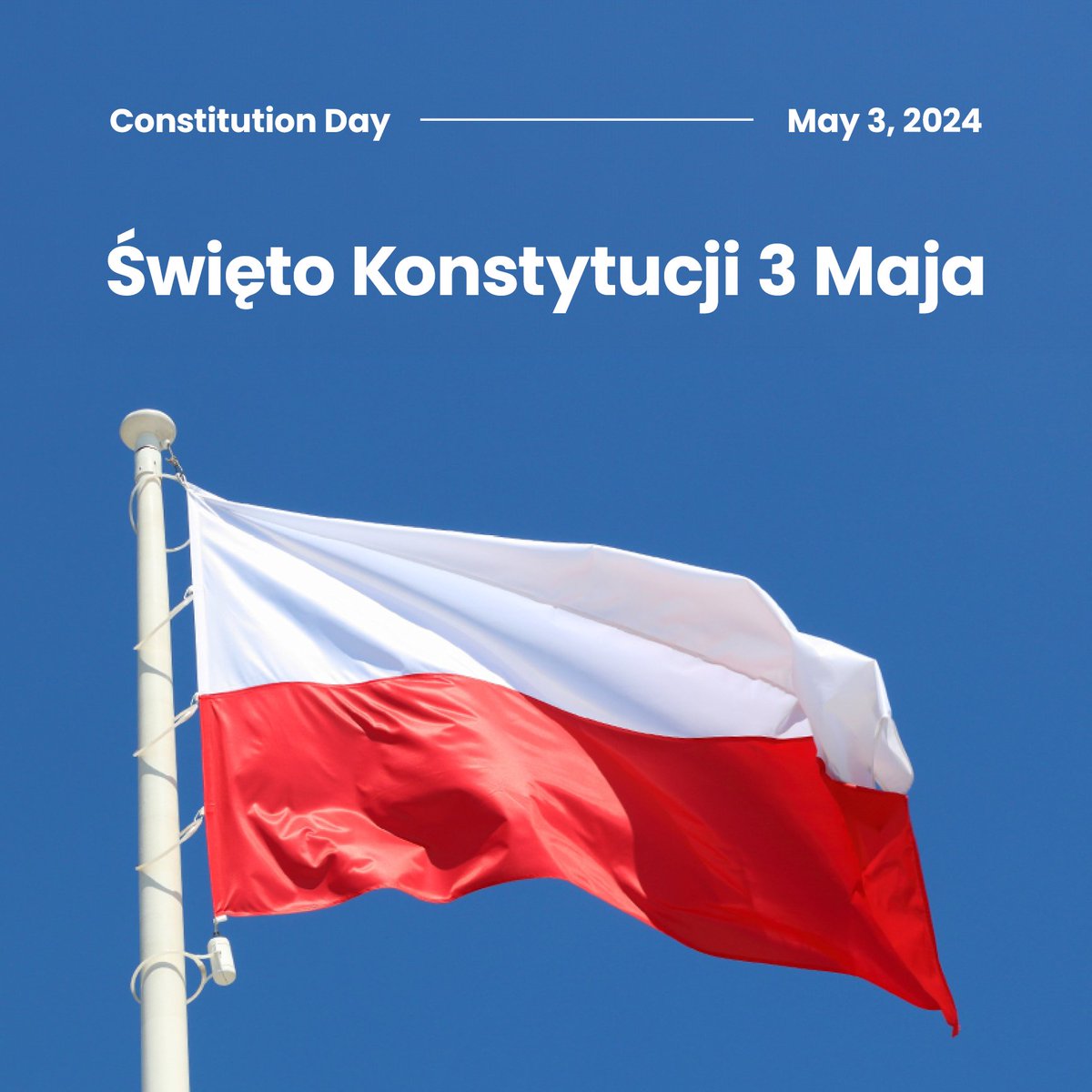 Happy Constitution Day to our team members, customers, partners, and suppliers in Poland!