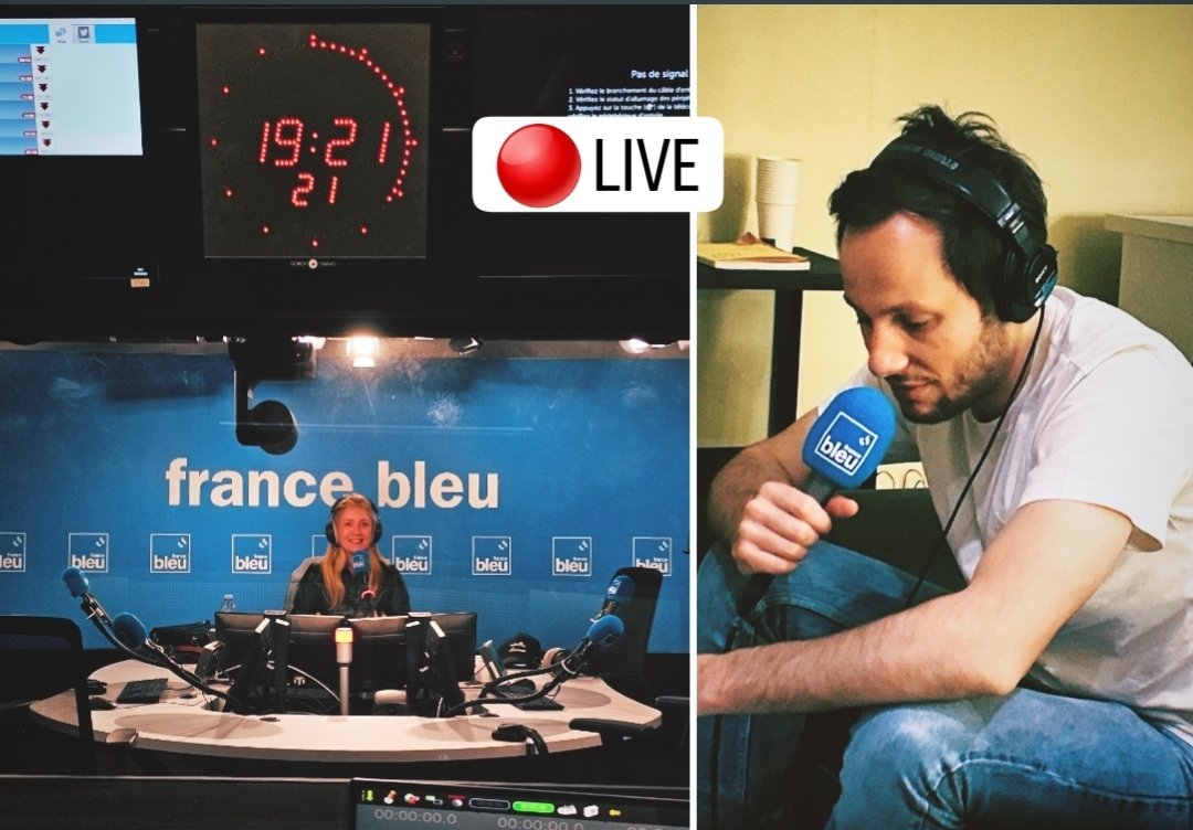 🔵 Du studio #DécibelsFB à Paris au #FrancebleuLive à Metz, @VianneyMusique actuellement en direct avec @EmilieRadioFr !