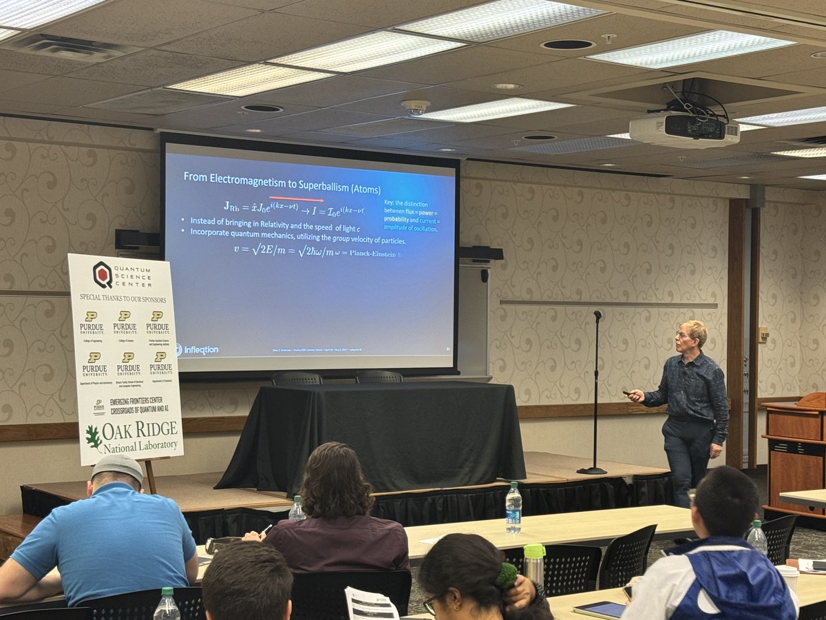 We've had a great kickoff to the <a href="/QuantumSciCtr/">Quantum Science Center</a> summer school, with a beautiful, inspiring taste of Chopin's music from <a href="/orit_wolf/">orit wolf</a> last night, and excellent lectures today! Please join us online at youtube.com/quantumcoffeeh…. Check out the full program here: shorturl.at/nsxzB