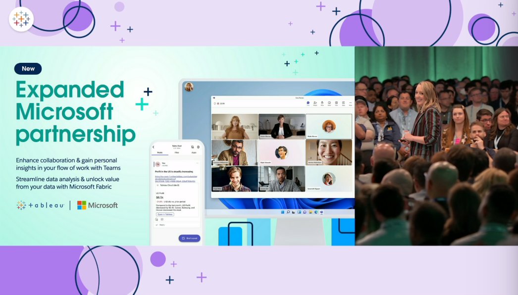 Tableau will have expanded partnership with #microsoft

#datafam #data24 #tc24 #visualanalytics