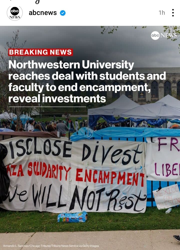 Now the train is getting positive attention for a progressive dialogue.

I love to see it happen.

Let's have more moral deliberation in the USA.

Well done @NorthwesternUni students 

#FreePalaestine #Freespeech #Divest