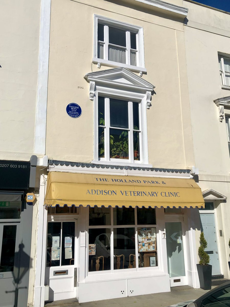 A lovely little walk over by the Blue Plaque for Pauline Boty this evening in the sunshine.. To see the plaque that we raised for this wonderful artist in July 2023 head over to 7a Addison Avenue - Holland Park - London..