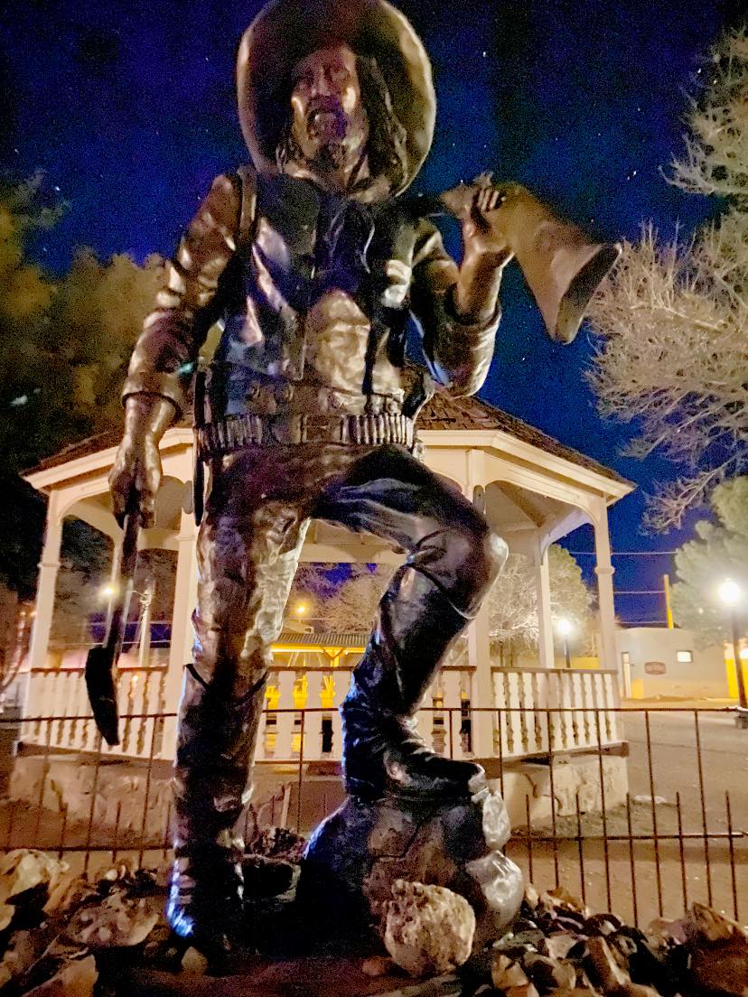 HAVE YOU SEEN THIS AT TOMBSTONE CITY PARK? Statue of Ed Schieffelin is amazing! 'The Town Too Tough to Die! The weather is PERFECT! DiscoverTombstone.com #foryou #fyp #fypシ #fyp #Tombstone #wildwest #fypageシ #phoenix #tucson #losangeles #SanDiego
