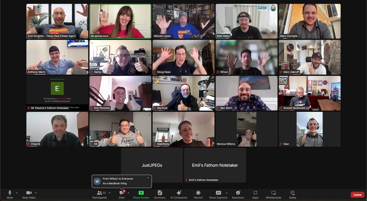 So much💜 for #HangoutHawks -- today was our LAST (kawwwwwww-some) official call! @garyvee @veefriends @Behindthekit -- can't wait for @veecon in LA PS: Hawks, 8/8 save the date! @Pedactor55 @hianthony @JusJPEGs @mikeejt @AidenADV @DarbyBaileyXO @monica_dawn @ChadBast + more!