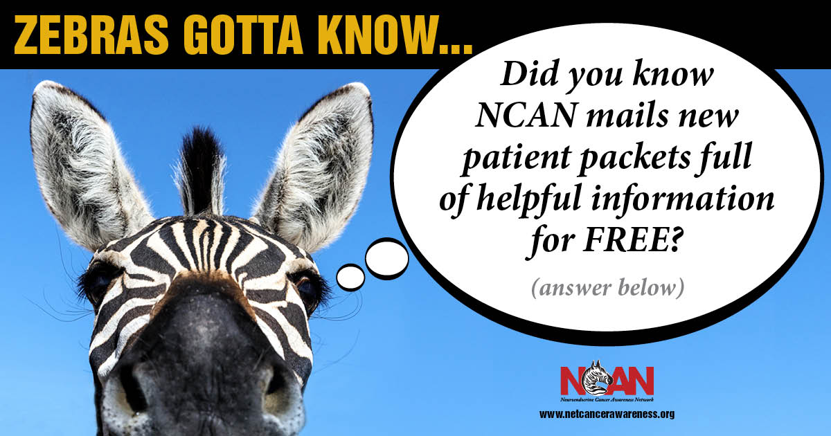 Zebras Gotta Know... Tell us in the comments below. #NeuroendocrineCancer #NeuroendocrineTumor #NETs #ZebraStrong #NETCancerAwareness #NCAN #CancerSupport