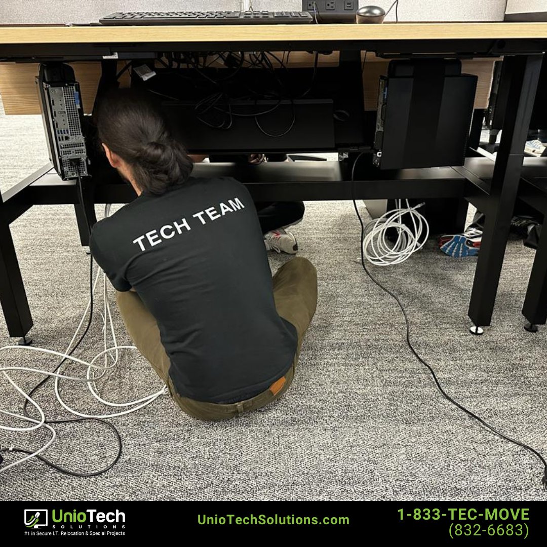 It's never too late to fix spaghetti cables. #cablemanagement #techteam #desksetup