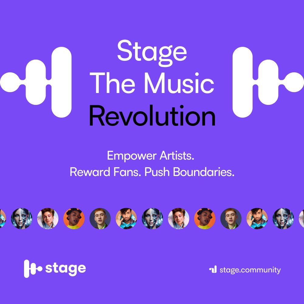 Stage isn't just a platform; it's a movement. 🎯 It's about empowering artists, rewarding fans, and pushing the boundaries of music entertainment. Join us and be part of Music 3.0! #Stage #Music
