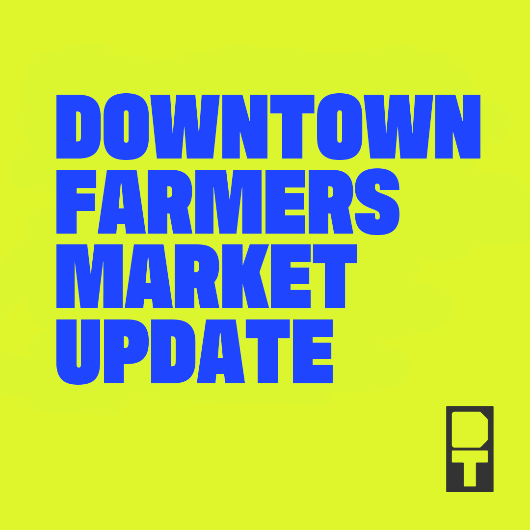 Mark your calendars 📅 🍎 The new outdoor #yegdt Farmers Market will be on 104 St. between Jasper & 102 Ave 🥒 It will run every Saturday from Jun 15 - Oct 12 🥩 Featuring local produce, meat, prepared foods, hand-made goods & more More info: 🔗 ow.ly/66jN50Rrlpr