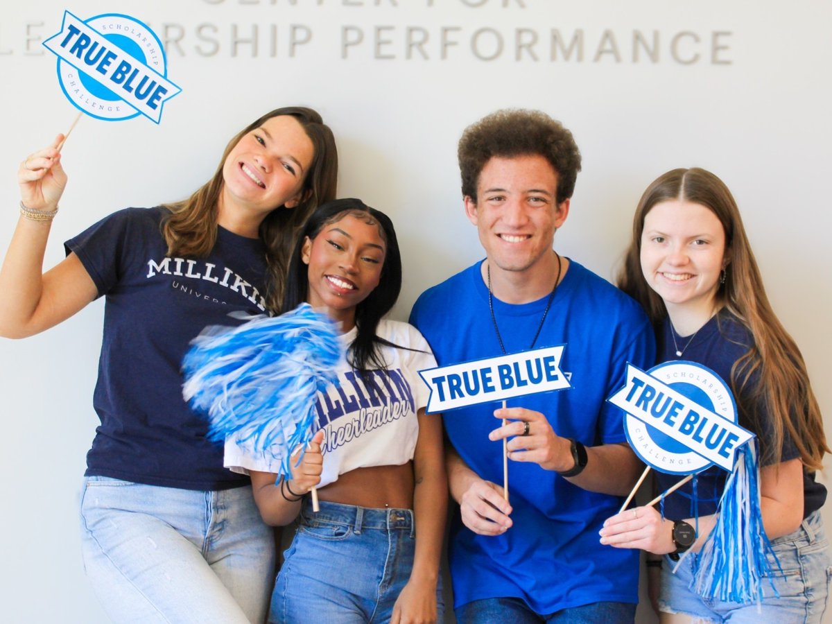 Happy True Blue and Founder's Day! We love celebrating the legacy of the Big Blue 💙 Celebrate with us by visiting millikin.edu/trueblue to support the Millikin students of today and tomorrow! #MUtrueblue #millikinu #happybirthdayMU