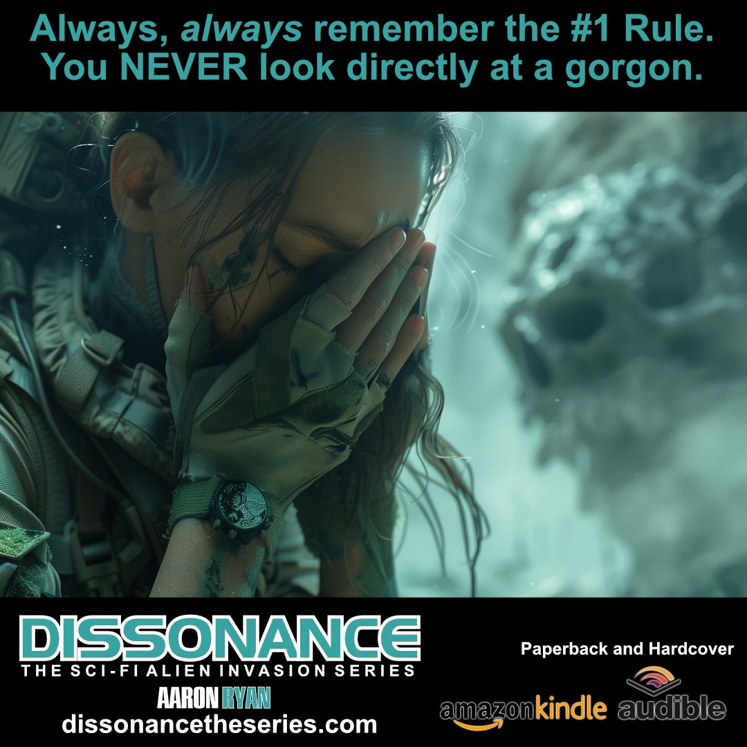 Read what the gorgons do at:

dissonancetheseries.com

#gorgon #alieninvasion #scifi #sciencefiction #yabooks #books #booklovers #bookworm #booksbooksbooks #booktok #fyp #booktoker #bookstagram #kindle #kindleunlimited #audible #audiobook #military #thriller #bestseller #trilogy