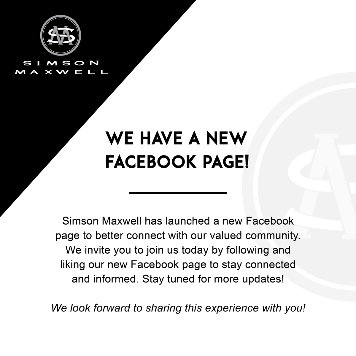 SimsonMaxwell's tweet image. 🌟We have a New Facebook Page!

Stay tuned for more updates! 💪

Facebook Link:
facebook.com/profile.php?id…

#SimsonMaxwellPower #simmaxengines $CEI