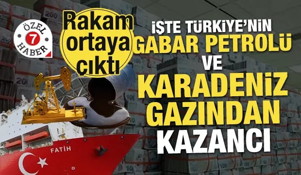 Şuana kadar Karadeniz'den çıkarılan gaz ve Gabar'dan çıkarılan petrol Türkiye'ye doğrudan en az 55 milyar TL katkı sağladı. Türkiye düşmanı hainlerin sancısı bundan ve içerde bunlara alet olanlara yazıklar olsun demek az bile...! RECEP TAYYİP ERDOĞAN İle TAM BAĞIMSIZ TÜRKİYE