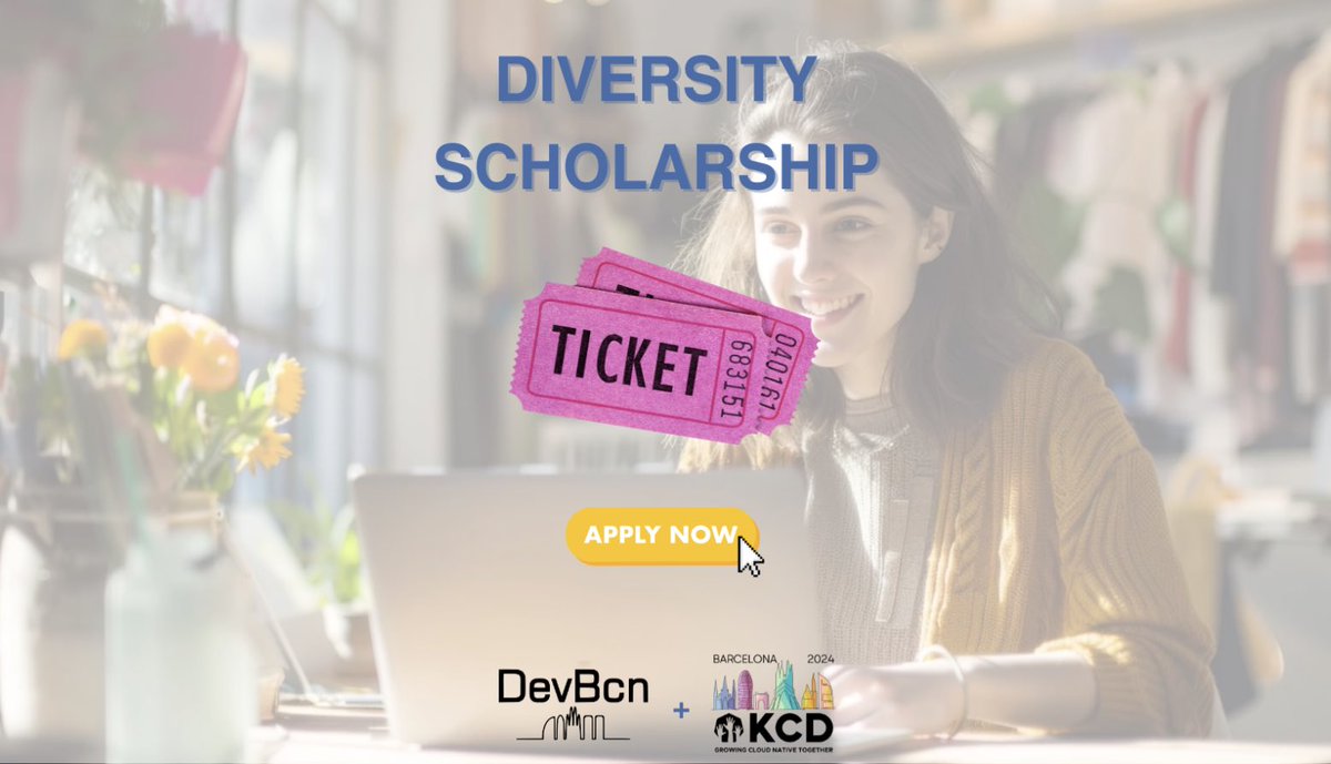 We are happy to announce that the #KCDBarcelona Diversity Scholarships are now up! 🗣️ Tickets will be given to members of communities less represented in the industry, following the diversity and inclusion guidelines of the @CloudNativeFdn More info 👉 forms.gle/LyTcnnaPXEvM6R…