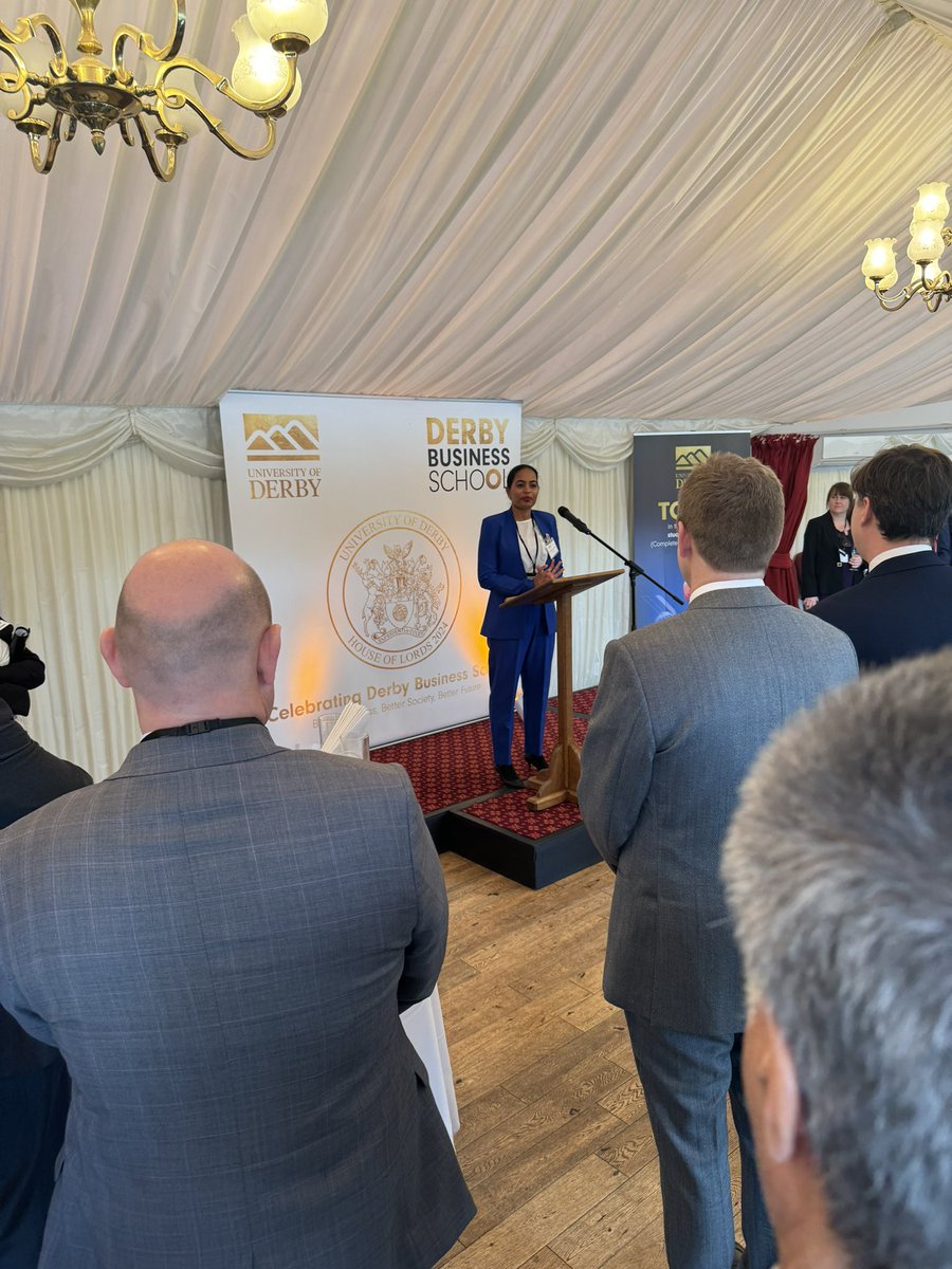 A real privilege to attend the House of Lords this afternoon to celebrate @DerbyUni new Business School. Excellent talks including those from our passionate Chancellor @Will_Burl01 & our fabulous VC @DerbyUniVC & under her leadership Derby goes from strength to strength. 1/2