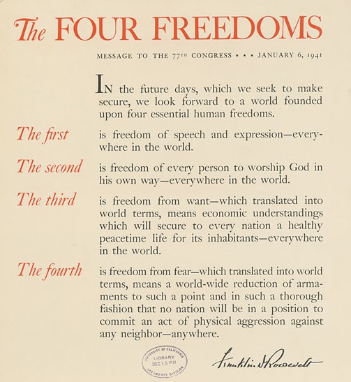 In 1941 FDR spelled out THE FOUR FREEDOMS.  They didn't need to be EXPLAINED!  The notion that one can say anything one pleases, in any manner they please is  misguided.  AMERICA respects & welcomes any person, of any religion or ethnicity & offers a path to citizenship!