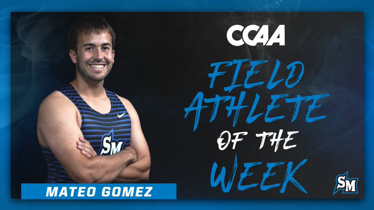Breaking the CSUSM school record in the long jump with a mark of 6.93 meters, Mateo Gomez is the CCAA Men's Field Athlete of the Week. #BleedBlue 📰 csusmcougars.com/news/2024/4/30…