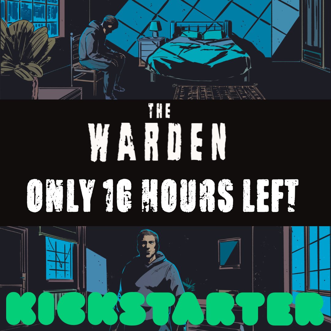 The Warden Kickstarter has only 16 hours left. Help us and go support the Kickstarter now!!!

Ink: @matth_comicsart
Color: @RomanPStevens

#kickstarter #comicart #comicartist #art #graphicnovel #comicbooks #ironclad #comics #ironcladcomics