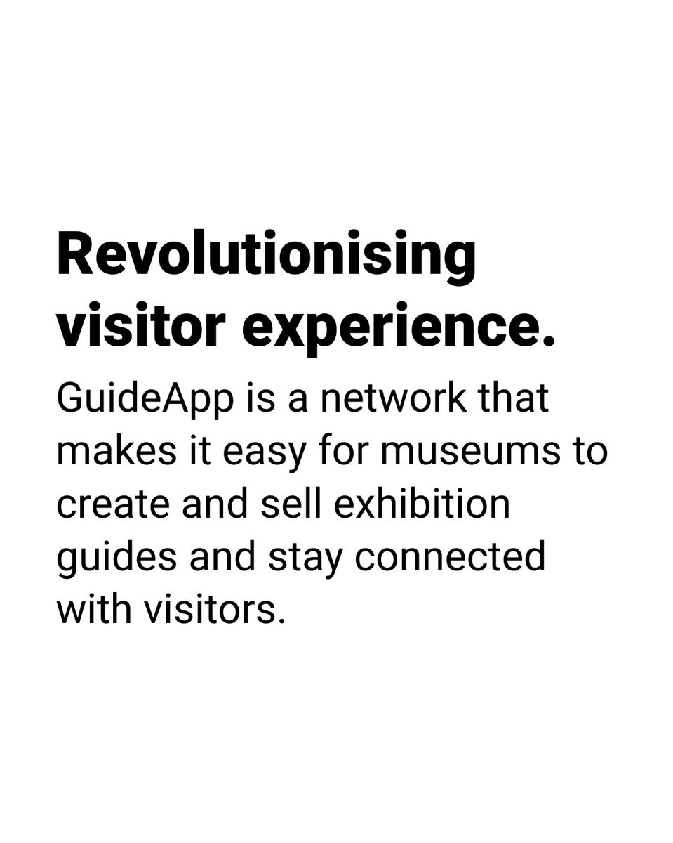GuideApp__'s tweet photo. We’re revolutionising visitor experience at museums around the world. Museums can now instantly create guides for anyone to download … oh and it’s all for free! https://t.co/BVWcCklcco
