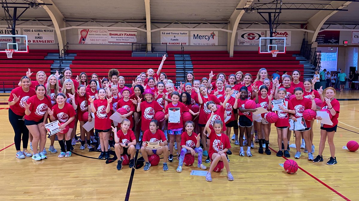 We are ☝🏼month out from our Overnight Kids Camp! 

Already have a great group signed up! 😍

Come join the fun!! Get registered at:
ladyrangerbballcamps.com