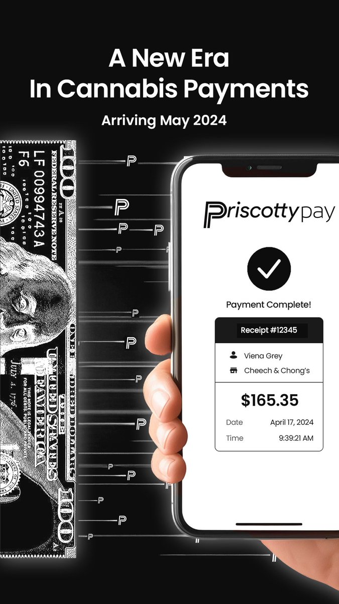 Cash Is No Longer 👑

Priscotty Pay Coming May 2024!

#cannabis #WeedLovers