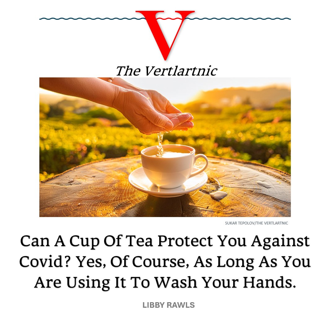 Can A Cup Of Tea Protect You Against Covid? Yes, Of Course, As Long As You Are Using It To Wash Your Hands. credit: @TeemuTagg