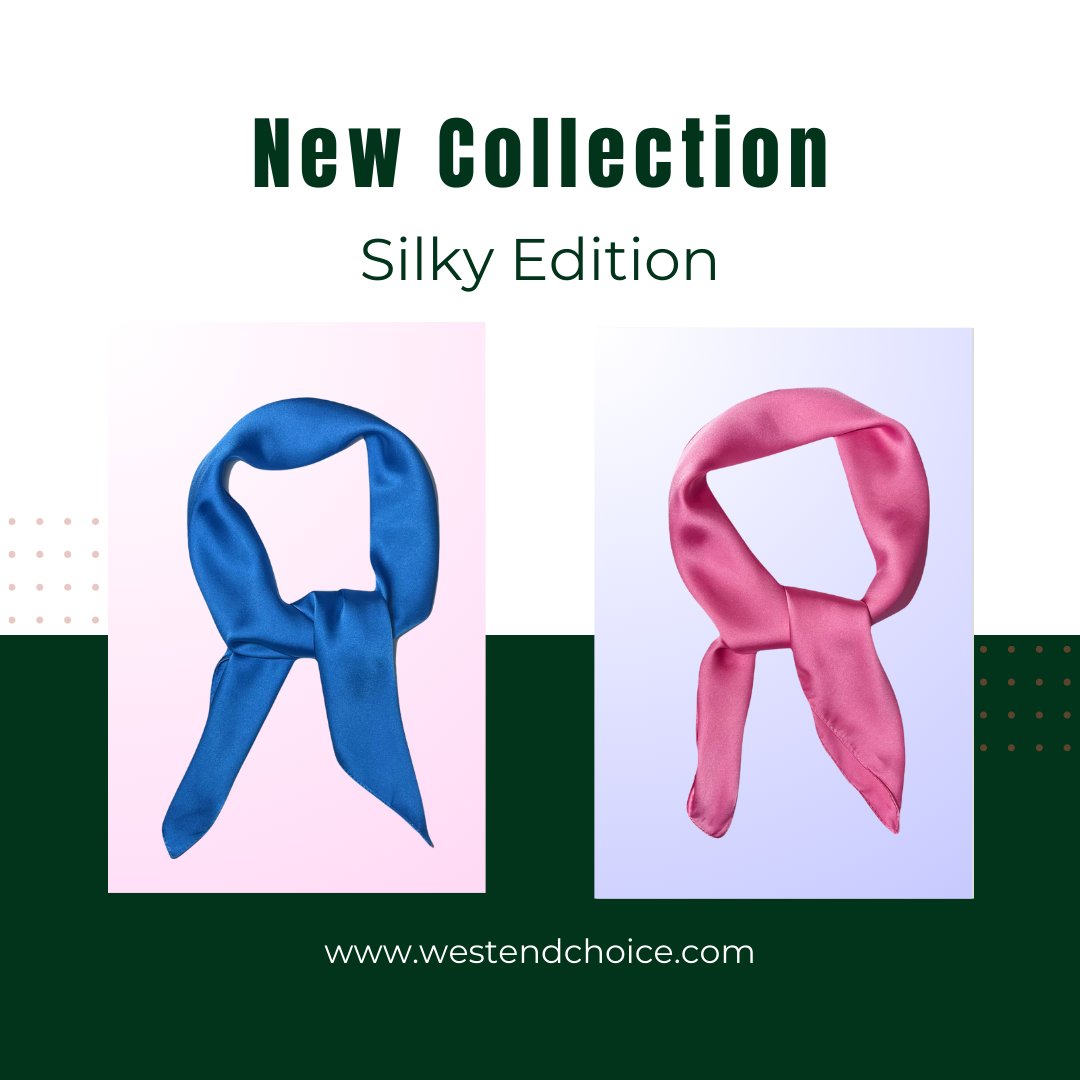 Elevate your look with the timeless elegance of a silky square scarf. ✨

Shop now and discover the versatility of silky scarves.  ➡️ westendchoice.com

#SilkScarves #LuxuryAccessories #TimelessElegance #VersatileStyle #ScarfLove #ShopNow #westendchoice #uk#silkstyle
