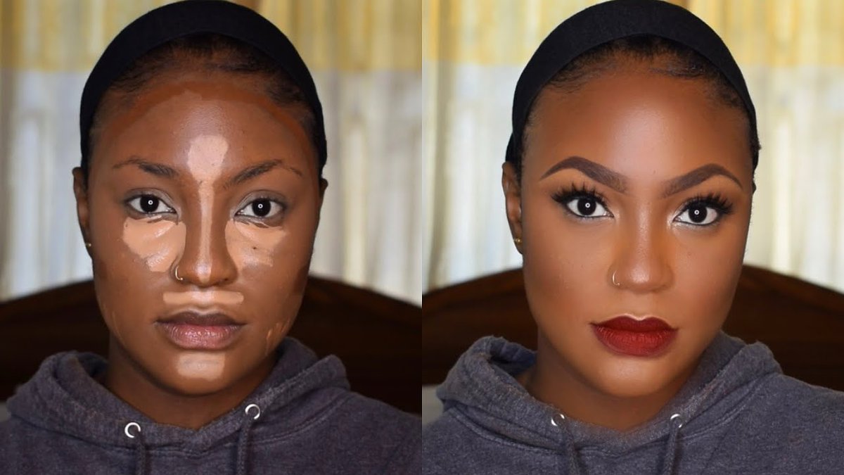 Not to mention how make up and contouring affects how your face looks like