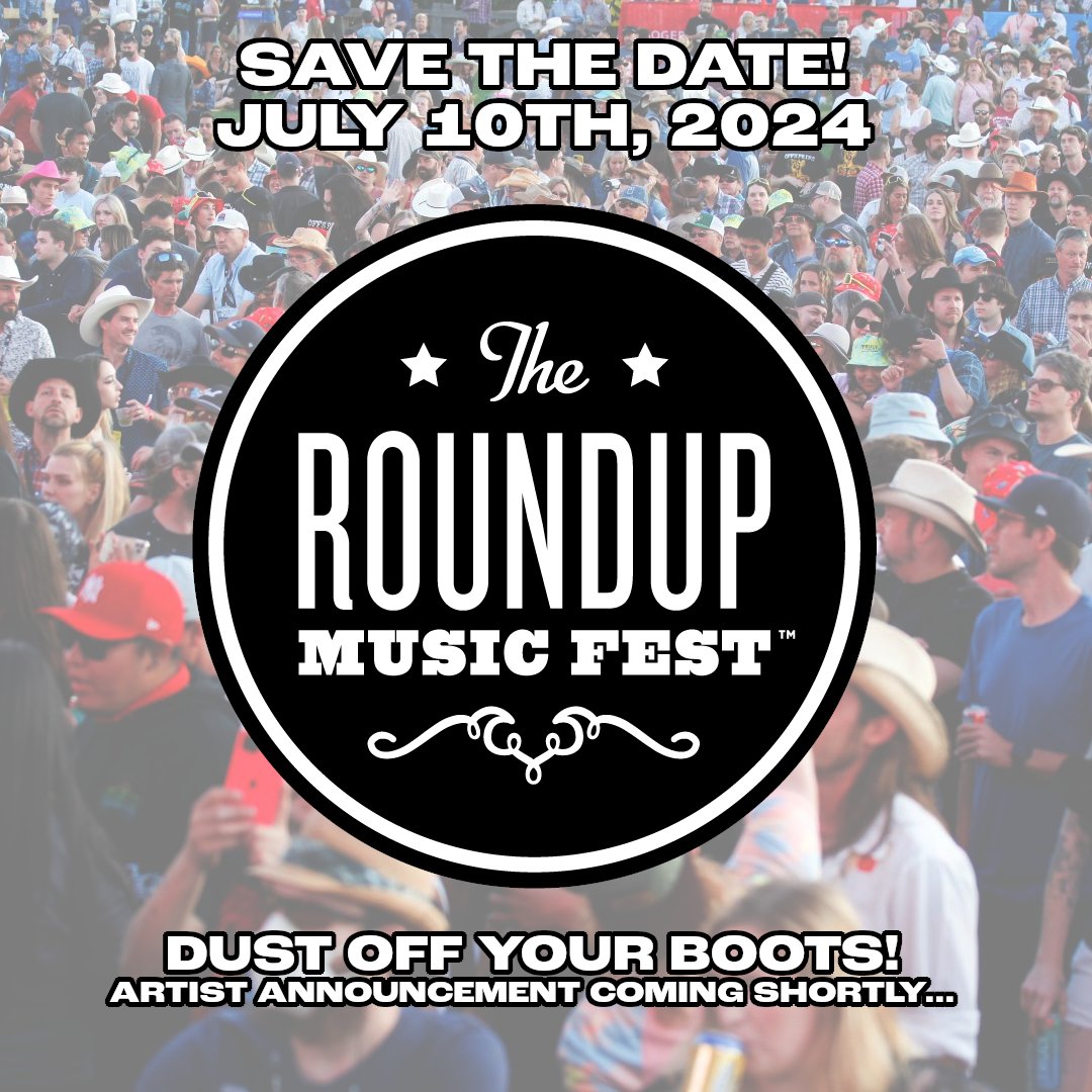 Hey Calgary!

Dust off your boots and hats, we're back in 2024 and in a BIG way!

We have exciting news announcing shortly. Stay tuned.

#RoundupMusicFest2024 #RMF2024